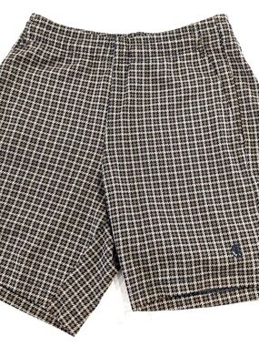 Todd Snyder Knit Houndstooth Track Shorts XS Brown Pine Cone Cotton NWT $228
